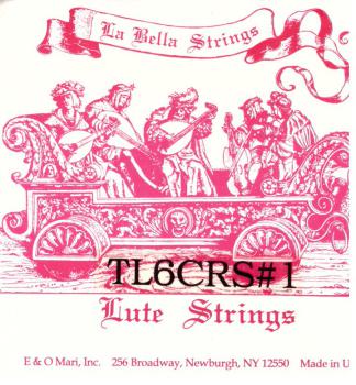La Bella TL 6 CRS. #1 6 Course Lute Strings
